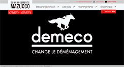 Desktop Screenshot of demenagementsmazucco.com