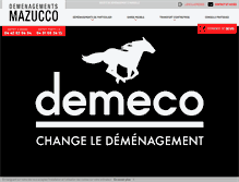 Tablet Screenshot of demenagementsmazucco.com